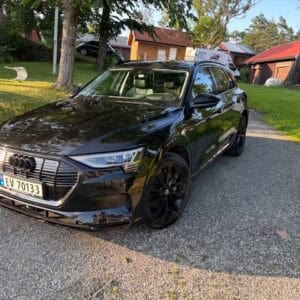Audi E-tron 55,liten ulyd gir bak, laderele def.