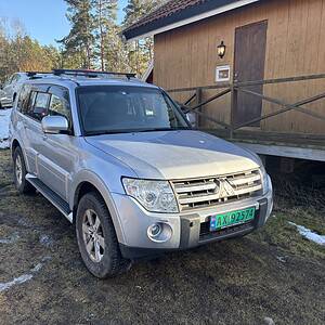 Mitsubishi Pajero, 4x4, manuell, EU ok til mars 2028,kun 93.000 km!