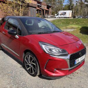 Citroen ds3 2017 mod, kun 85.000 km, 1,2 Ben 131hk, Eu ok til mai 2028, full servicehistorikk , Bra bil !
